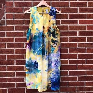 H&M Multicolored Paint Brush Stroke Dress